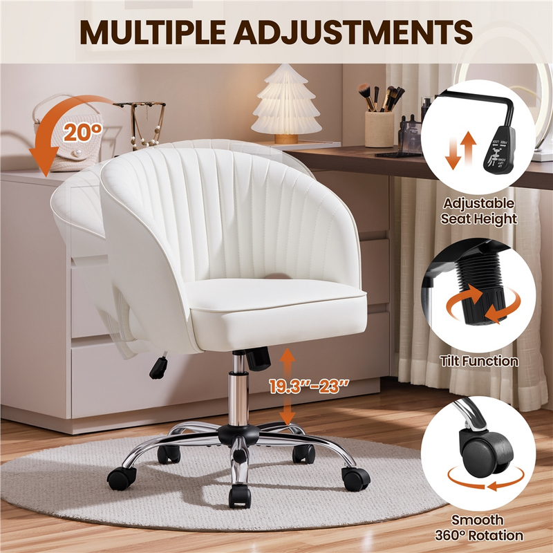 Yaheetech Rolling & Adjustable Home Office Chair
