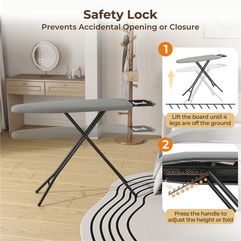 Yaheetech Foldable Height-adjustable Full Size Ironing Board