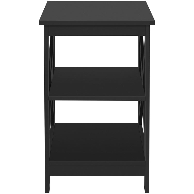 Yaheetech Wooden 3-Tier Sofa Side Table