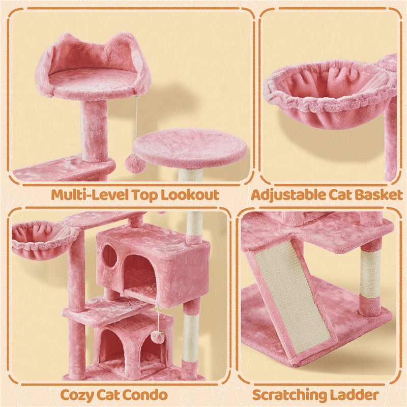 Yaheetech Kitten Tree Tower 57''H