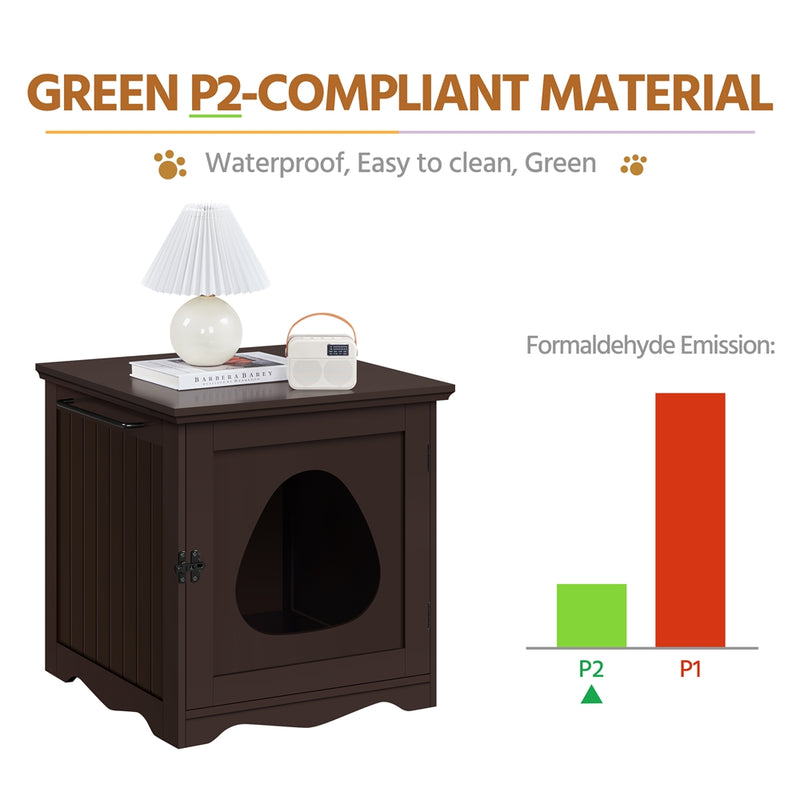 PAWSCOO  Cat Litter Box Enclosure