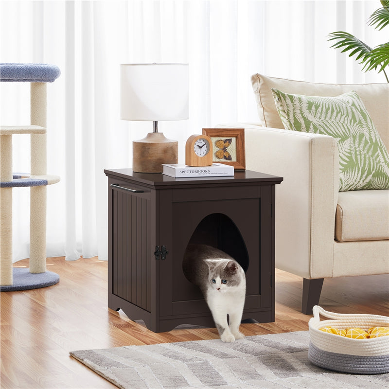 PAWSCOO  Cat Litter Box Enclosure