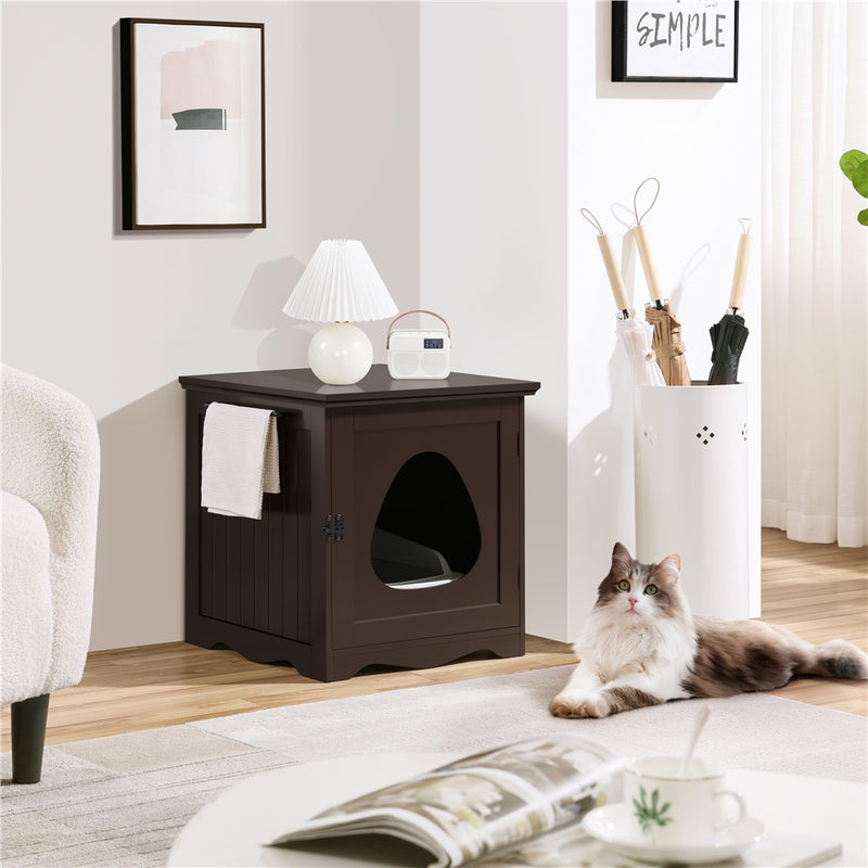 PAWSCOO  Cat Litter Box Enclosure