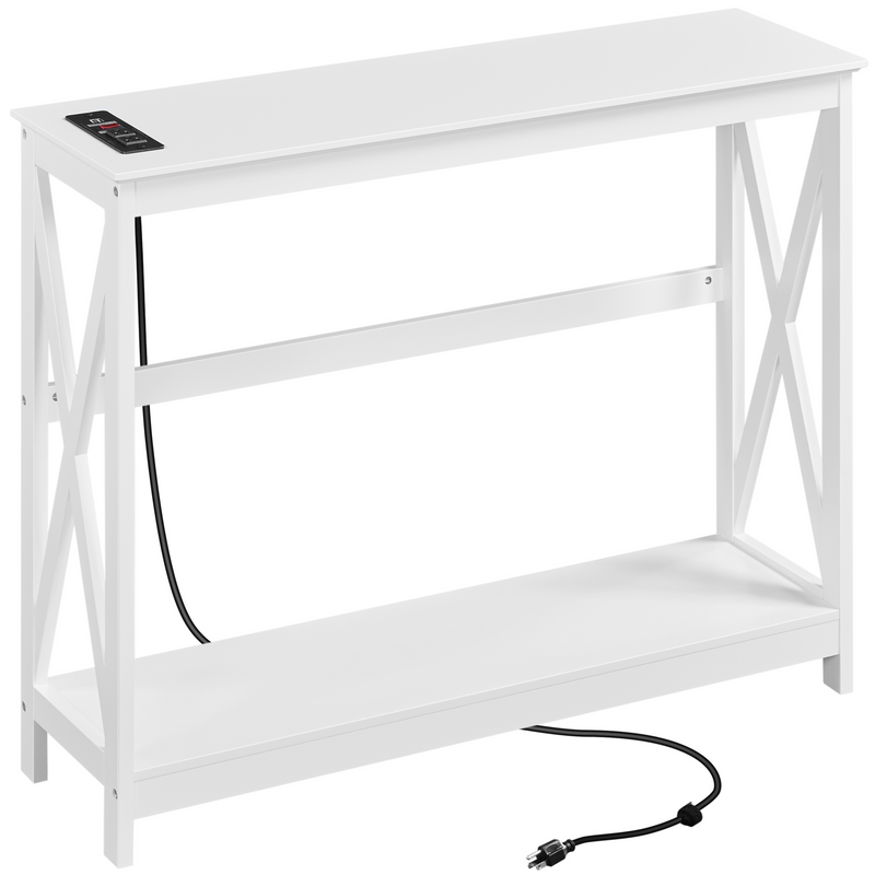 Yaheetech 2-Tier Wooden Console Table