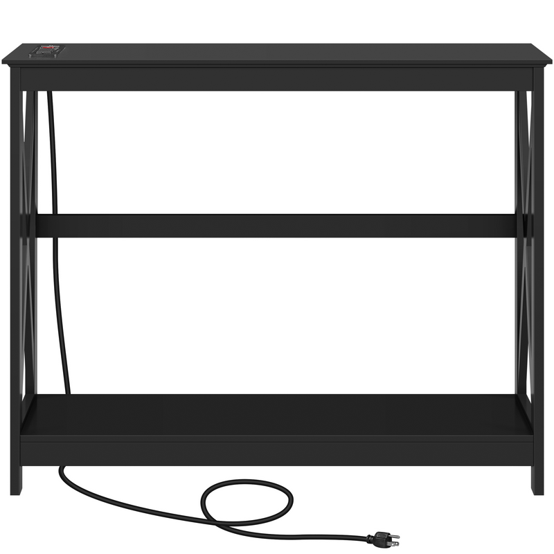 Yaheetech 2-Tier Wooden Console Table