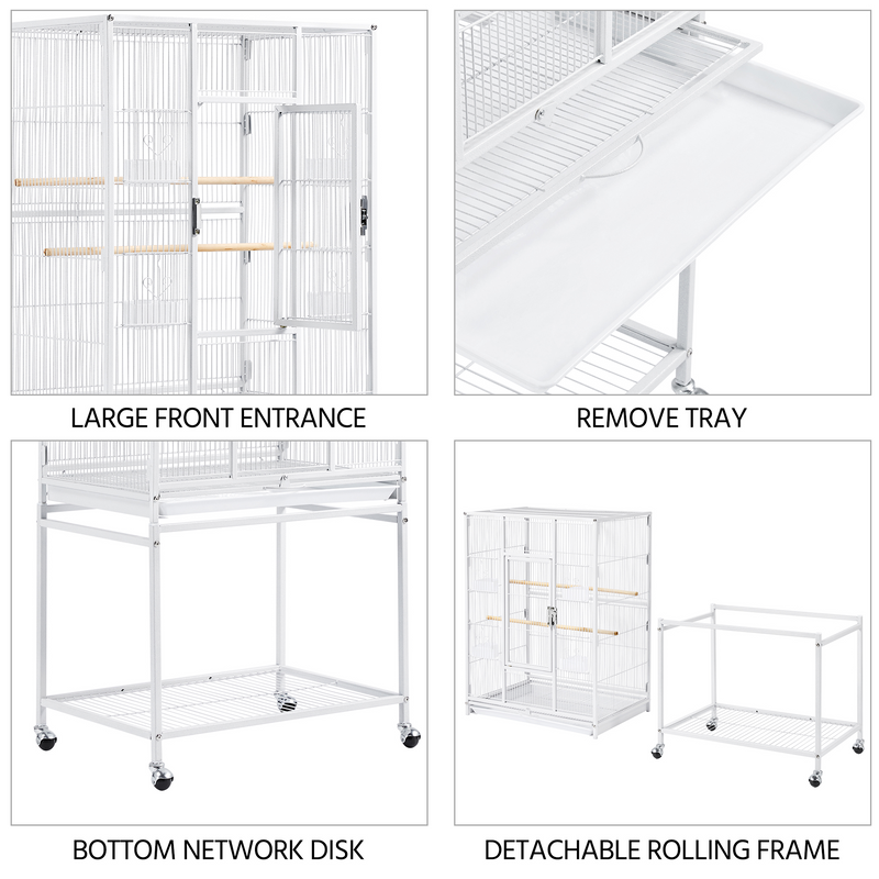 Yaheetech Large Parrot Cage with Stand