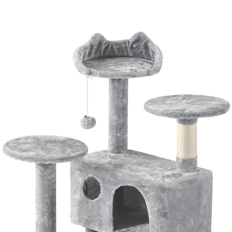 Yaheetech 62.5″ H Cat Tree w/ 2 Condos