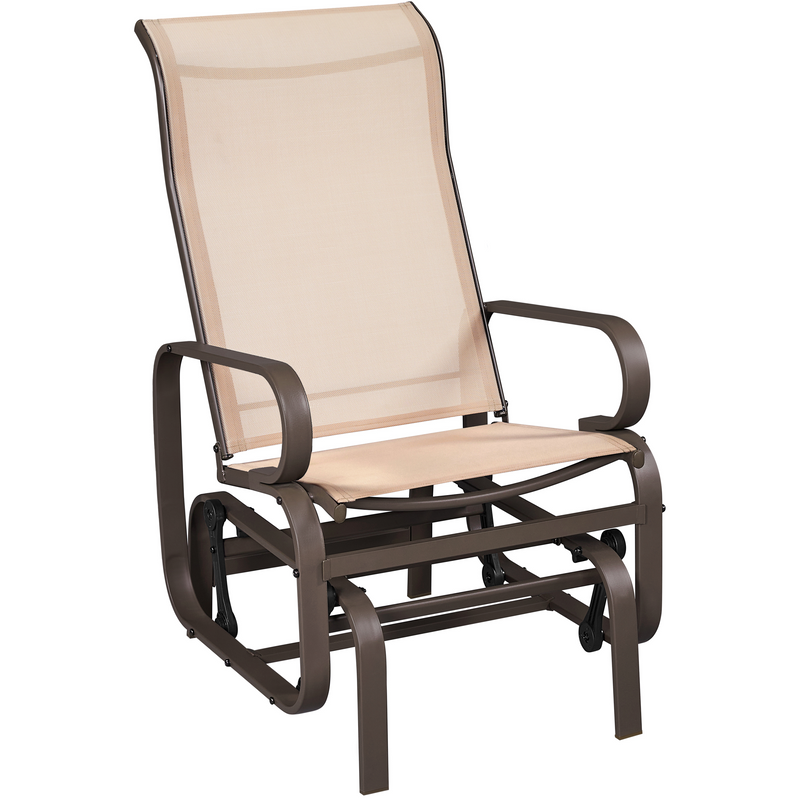 Yaheetech Outdoor Patio Swing Gliding Chair