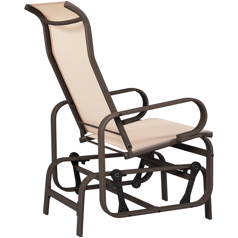 Yaheetech Outdoor Patio Swing Gliding Chair