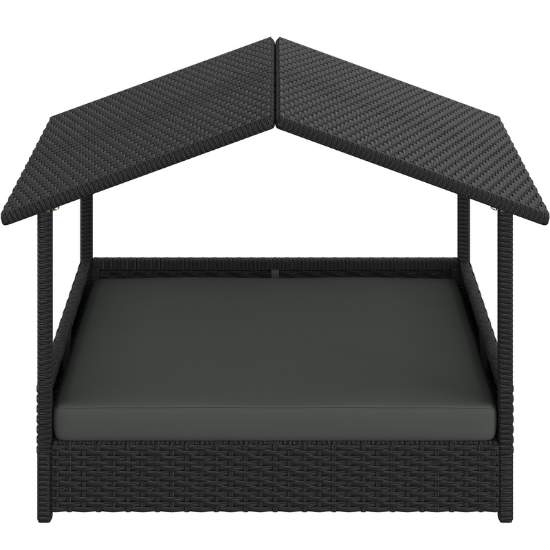 Yaheetech Outdoor Rattan Pet House