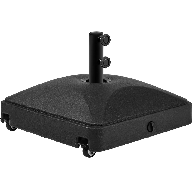 Yaheetech Capacity Square Fillable Rolling Patio Umbrella Base Stand