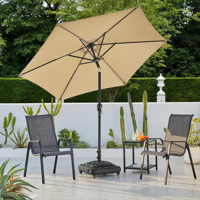 Yaheetech Capacity Fillable Rolling Patio Parasol Base Stand