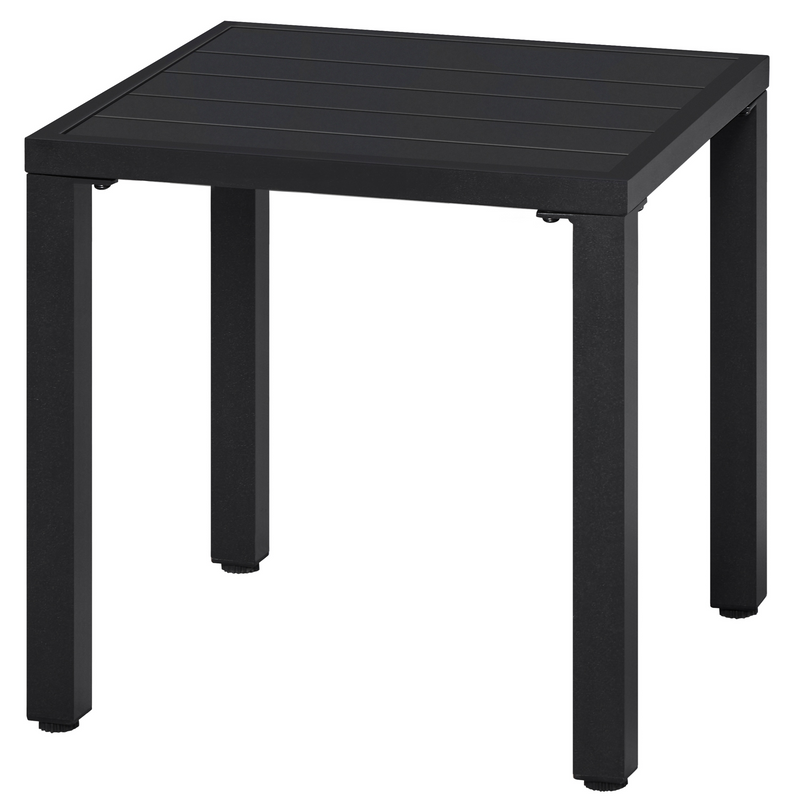Yaheetech Square Outdoor Rust-Resistant Metal Side Table