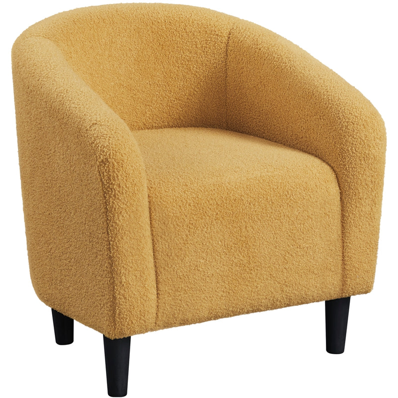 Yaheetech  Set of 2 Modern Boucle Barrel Chair