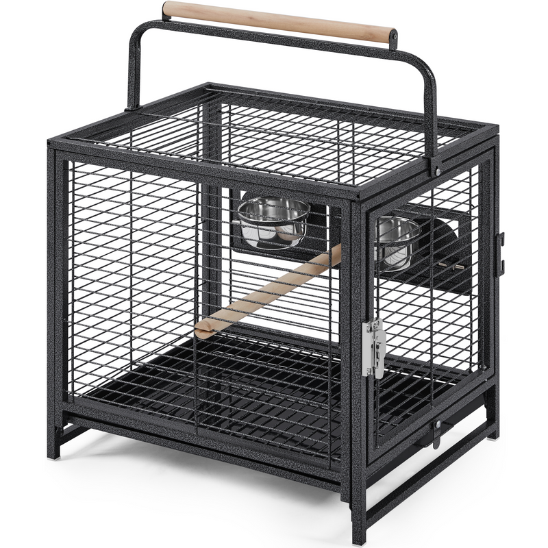 Yaheetech Portable Handle Metal Bird Carrier