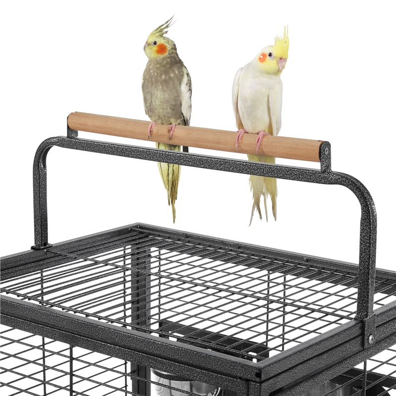 Yaheetech Portable Handle Metal Bird Carrier