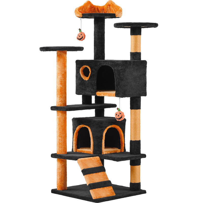 Yaheetech 54″ Tall Condo Kitten Tree Tower Cat Tree