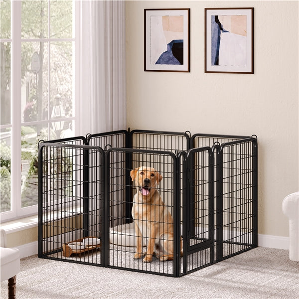 Yaheetech 39.5″ Tall 2/6 Panels Dog Playpen
