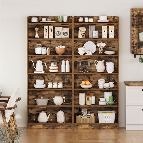 Yaheetech 7-layer Open Shelf Bookshelf