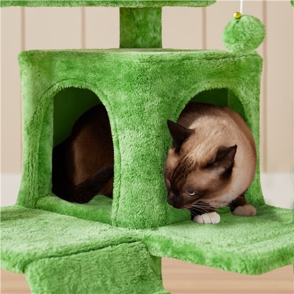 54.5'' Tall Cat Tree Condo Kitten Tree Tower
