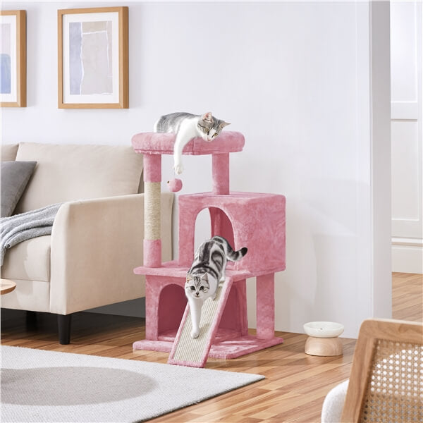 57.5'' Height Cat Tree Condo Kitten Tree Tower