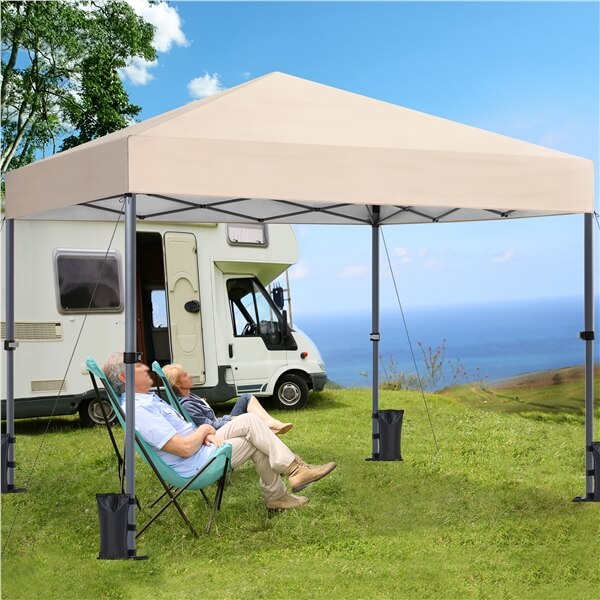 Yaheetech 10x10 1-Person Setup Pop Up Canopy Tent