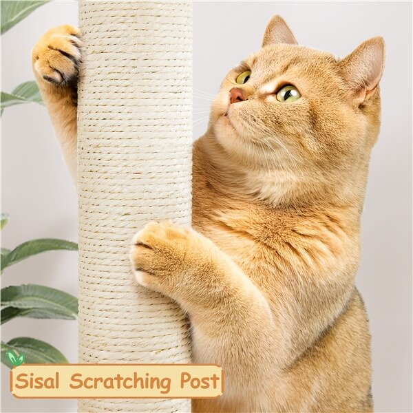 36″ Tall Rattan Cat Tree