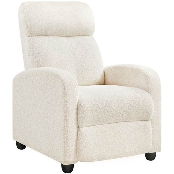 Yaheetech Fabric Pushback Recliner Chair