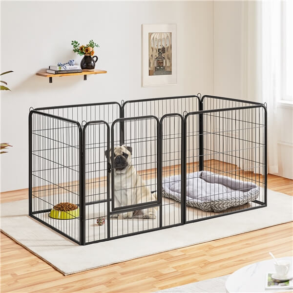 Yaheetech Wide Panel Dog Playpen, 6 Panels 32 inch