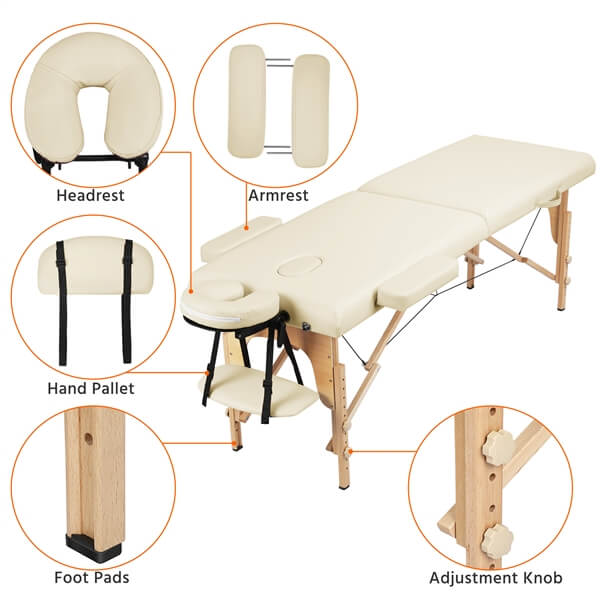 Yaheetech Massage Table Lash Bed
