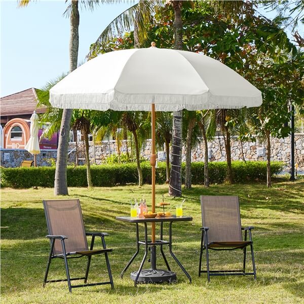 Yaheetech7.5ft Eight-Rib Holiday Style Patio Umbrella