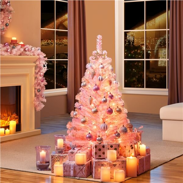 Yaheetech 4Ft Pre-Lit Artificial Christmas Tree