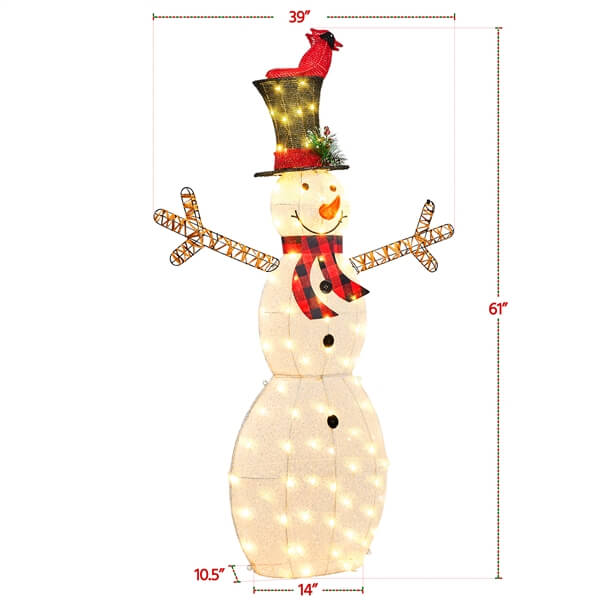 light up snowman outdoor
