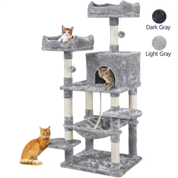 ◆Cat◆ Yaheetech Cat Tree Condo for Medium/Large Cats 59 Inch — yaheetech