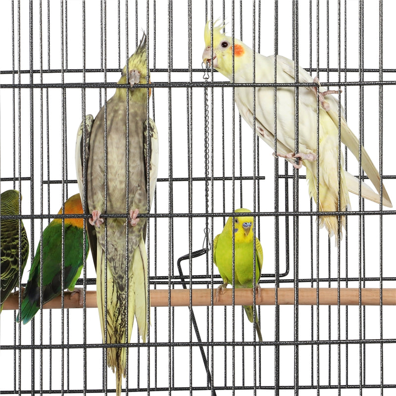 Yaheetech 60.5″H Extra-Large Wrought Iron flight bird cage