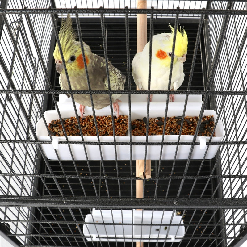Yaheetech 60.5″H Extra-Large Wrought Iron flight bird cage