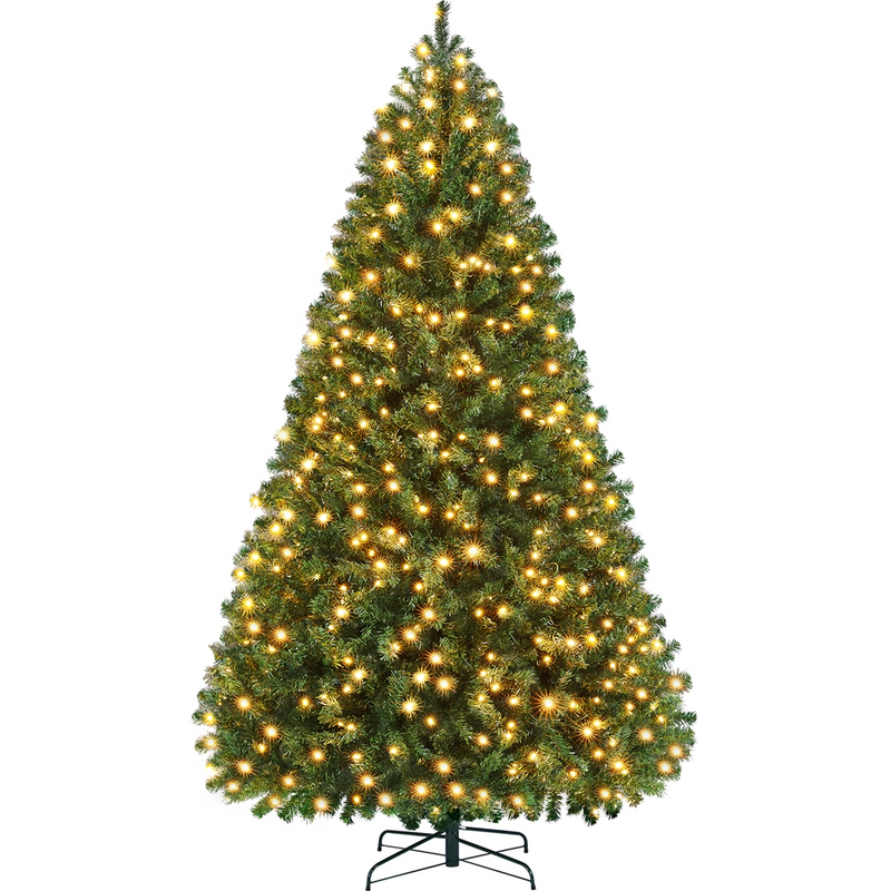 Yaheetech 6/7.5ft Pre-lit Artificial Christmas Tree