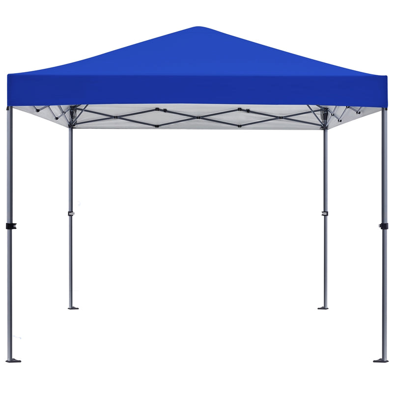 Yaheetech 8x8FT Pop-up UPF 50+ Canopy for Home & Patio, Blue