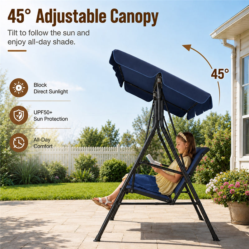 Yaheetech 3-Seat Outdoor Patio Swing Chair