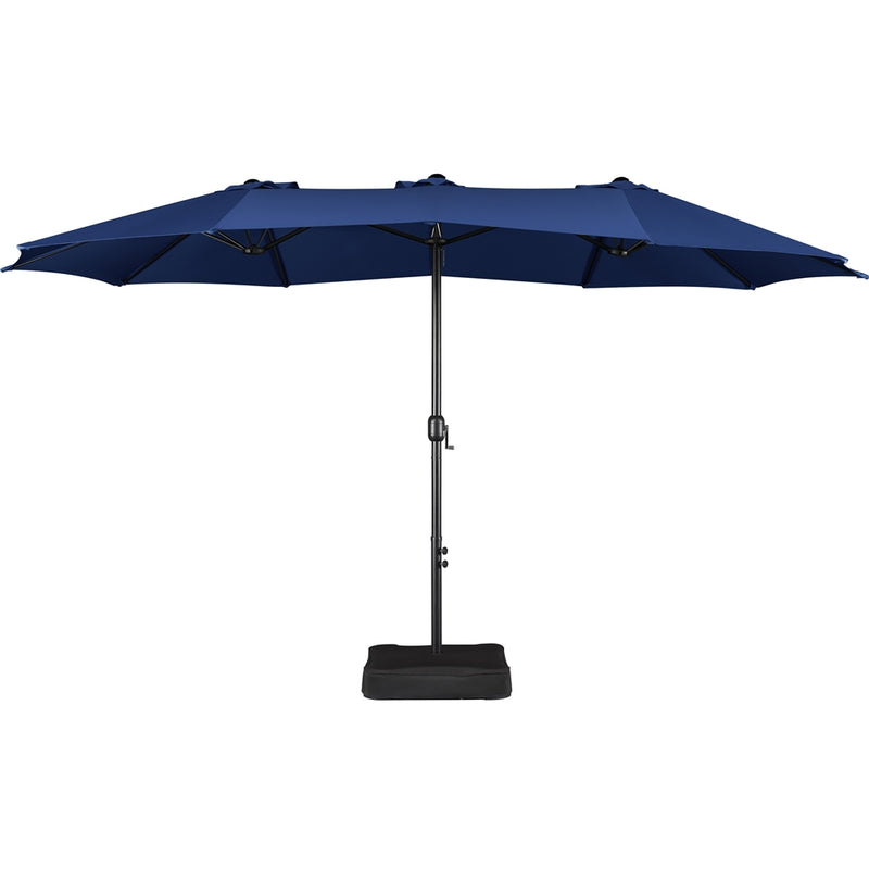 Yaheetech 15 ft Twin Patio Parasol