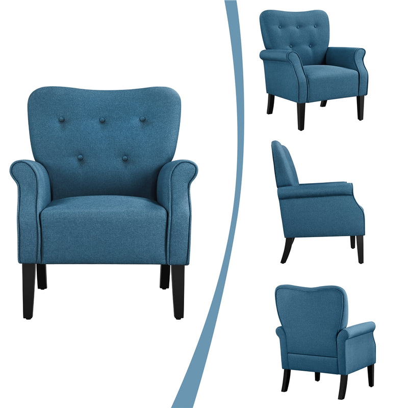 Yaheetech Mid Century Accent Sofa Chair