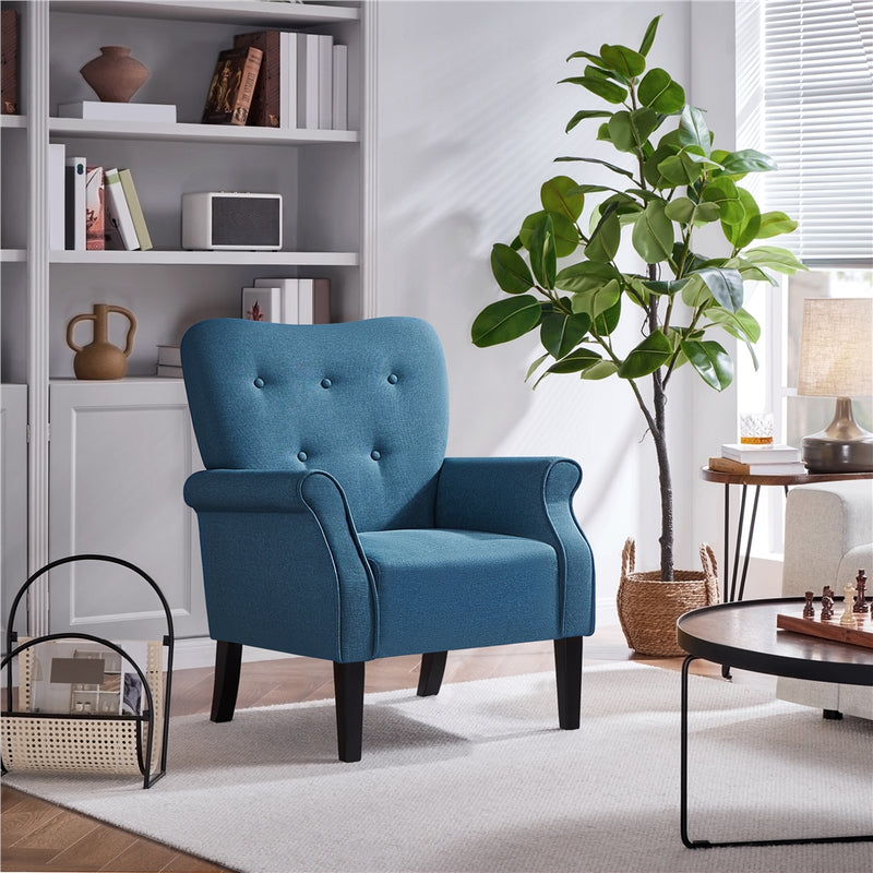 Yaheetech Mid Century Accent Sofa Chair