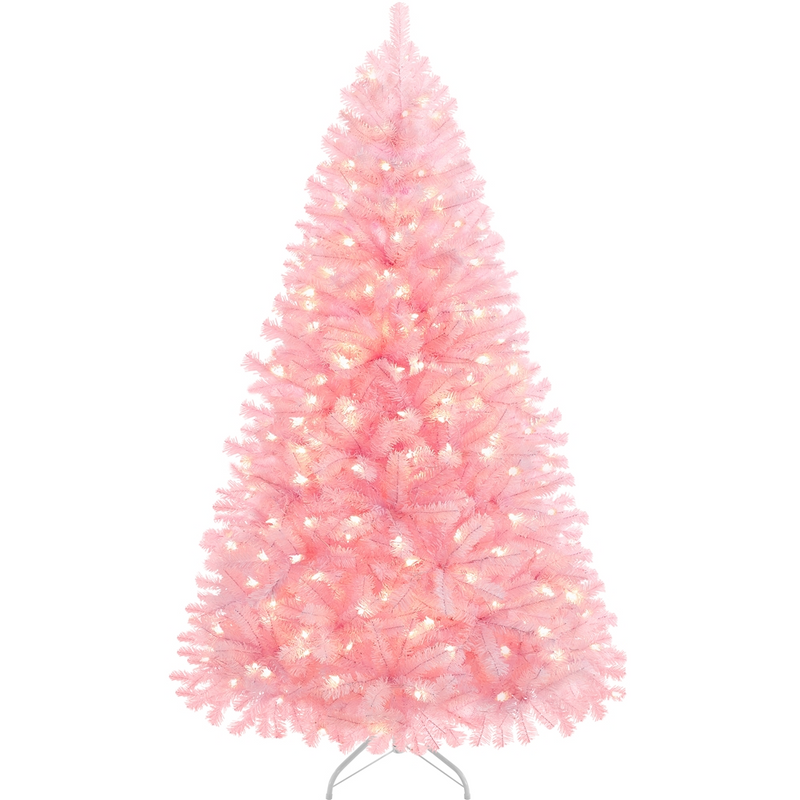 Yaheetech 7.5’ Pre-Lit Artificial Christmas Tree