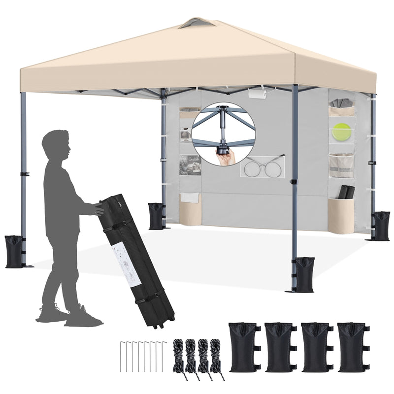 SOBERINE 10x10FT Pop-up Canopy Tent