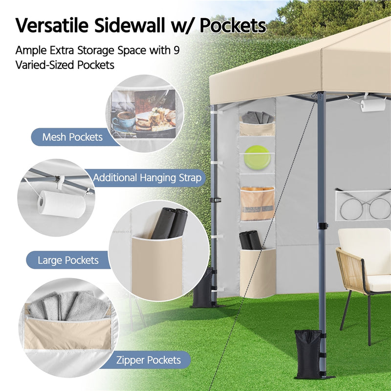SOBERINE 10x10FT Pop-up Canopy Tent