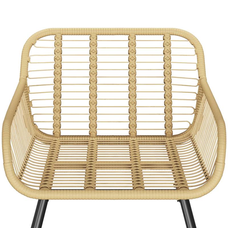 Yaheetech 3-Piece Tan/Cream Patio Bistro Set