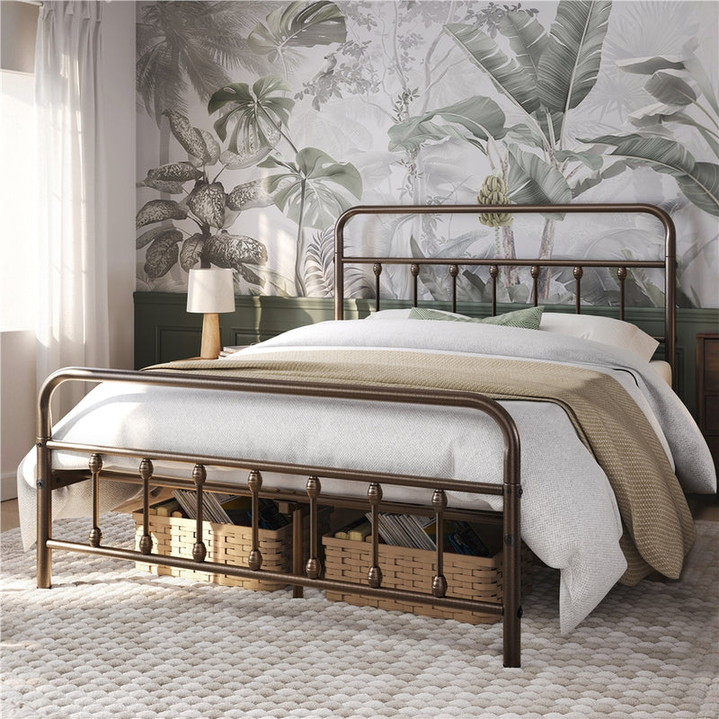 Yaheetech Classic Iron Platform Bed