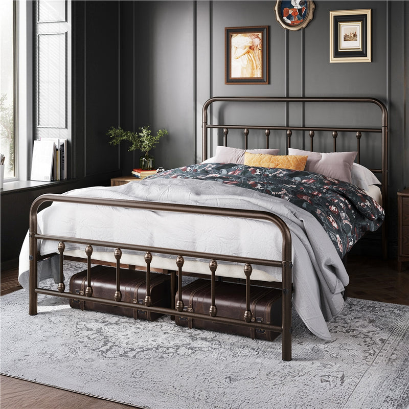 Yaheetech Classic Iron Platform Bed