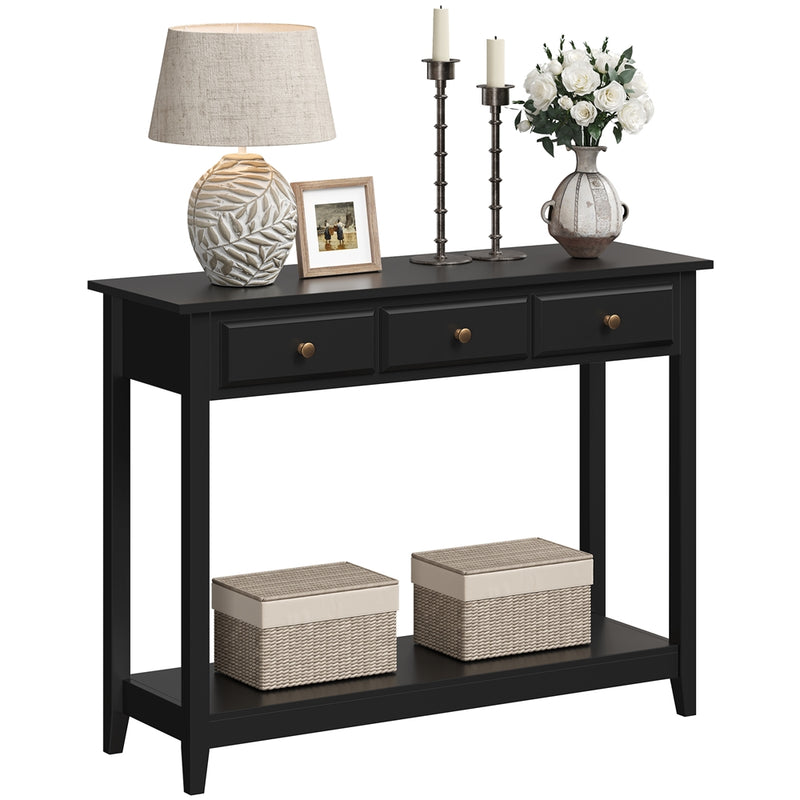 3-Drawer Storage Sofa Console Table