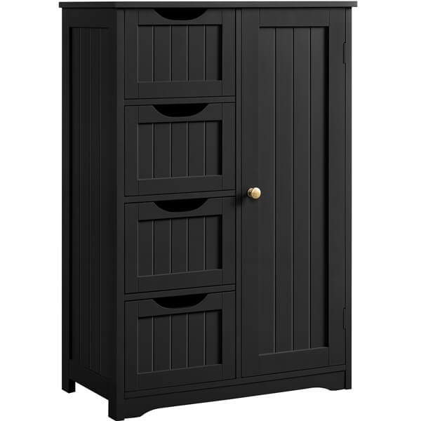 Yaheetech Bathroom Cabinet 4 Drawers